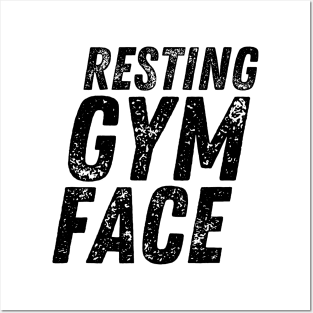 Resting Gym Face Posters and Art